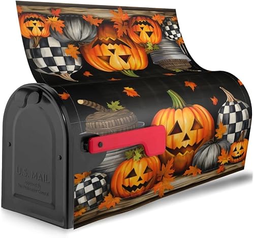 Miniatura 143 de Miaoquhe Funda magnética para buzón de 4 de julio, tamaño estándar de 18 x 21 pulgadas, diseño patriótico multicolor para decoración del hogar, 4