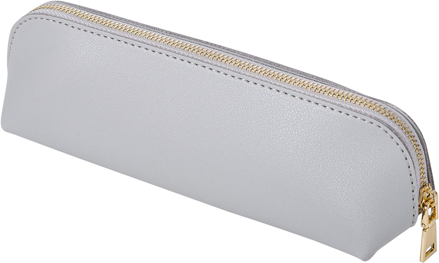 Fyore Pencil Case Leather Pencil Case Teenager Pen Bag Pen Case Unisex Pencil Case for School & Office Teen Back to School Gift (Clouds Grey), 20*5*4.4cm