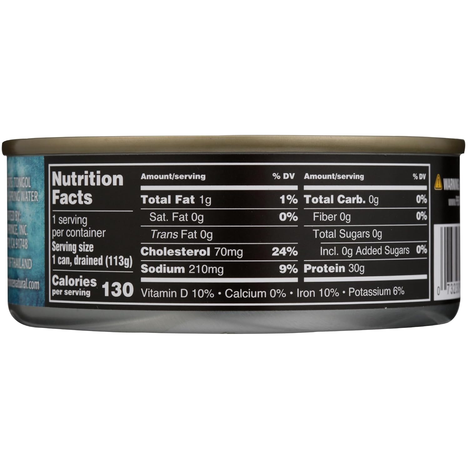 Crown Prince Tongul Tuna, In Water, No Salt, 5 oz