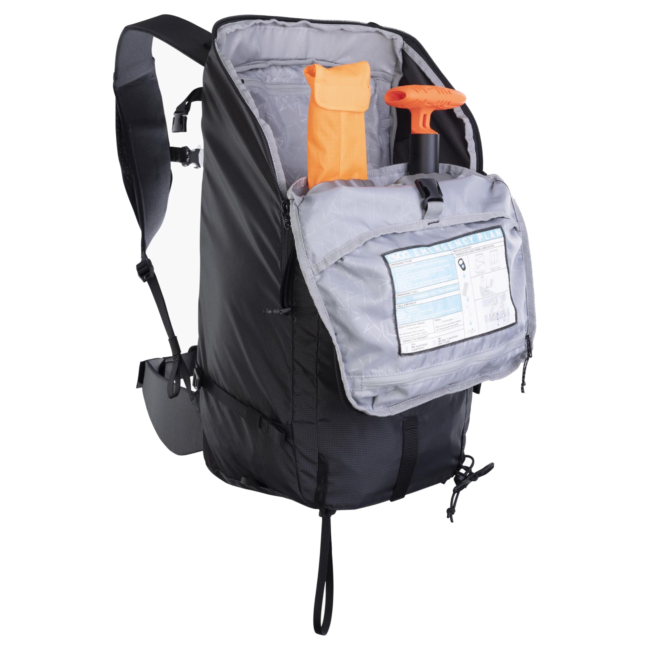 EVOC SUMMIT 30 Wanderrucksack, Rucksack (Sportrucksack mit ergonomischem Tragesystem, hochwertiger Trekkingrucksack mit praktischen Fächern, Wanderrucksack 30 l Volumen)