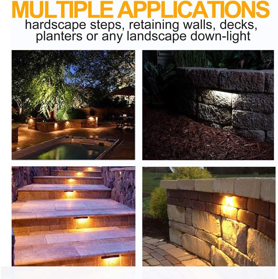 Blасk Frіdау - 70% оƒƒ Gardencoin LED Hardscape Light,Cast Aluminum Housing,Integrated 1.5W 2700K LED Light Source,LED Step Light,7 Inches Long,Low Voltage 12V AC/DC(6 Pack) Bеѕt Dеаl Gardencoin LED Hardscape Light,Cast Aluminum Housing,Integrated 1.5W 2700K LED Light Source,LED Step Light,7 Inches Long,Low Voltage 12V AC/DC(6 Pack)