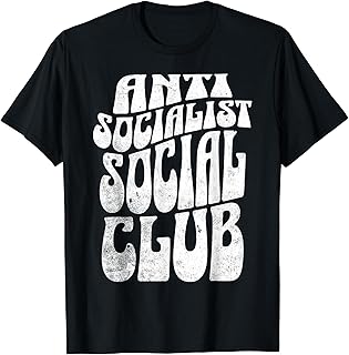 Anti Socialist Social Club Right Wing Political Meme 2024 T-Shirt