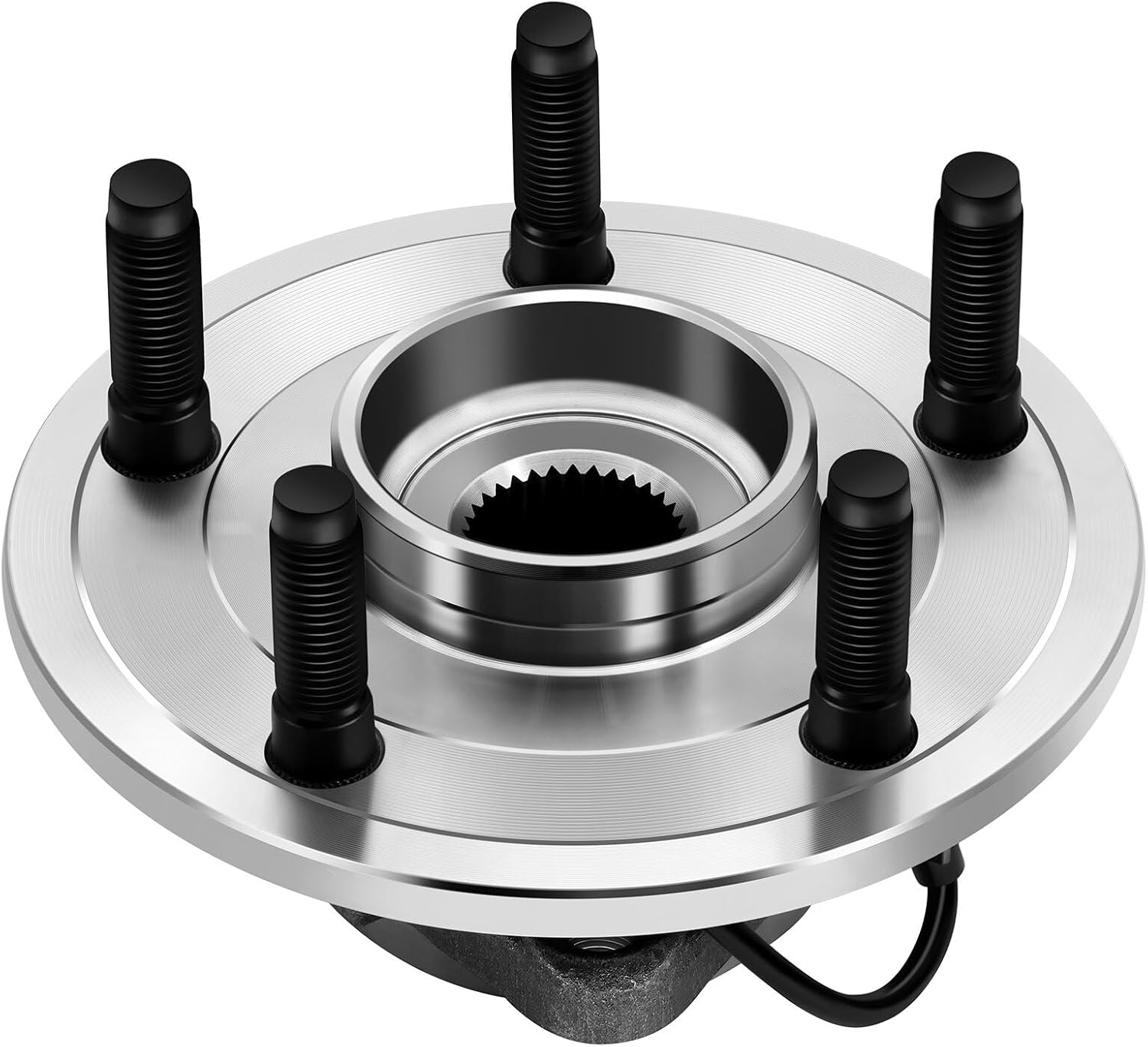 SCITOO Wheel Hub Wheel Bearing Assembly Front fit 515126 Front Compatible for Dodge Ram 1500 2009-2010 for Ram 1500 2011 W/ABS 5-lugs Wheel Hubs 1 PCS 5 Lugs Wheel Hub Bearing Assemblies W/ABS 1pc