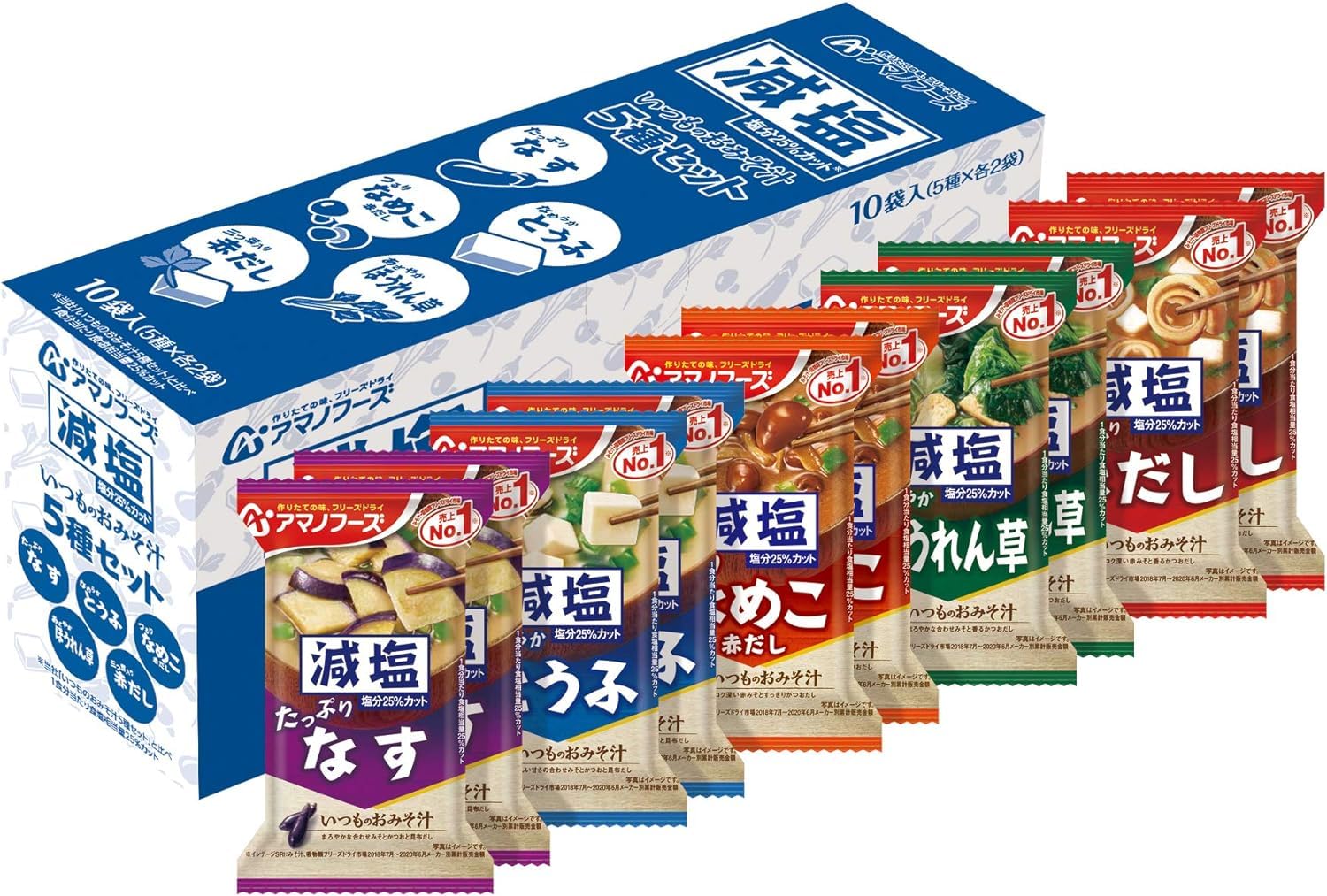 Amazon.com : Amano Foods Freeze-Dried Miso Soup Sallt‐reduced