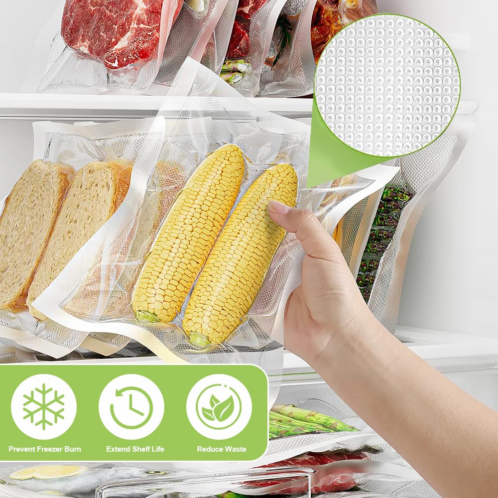 Macchina per sottovuoto per alimenti per cottura sous vide, opzioni facili 5 in 1, per conservare gli alimenti con sacchetti sottovuoto, colore nero