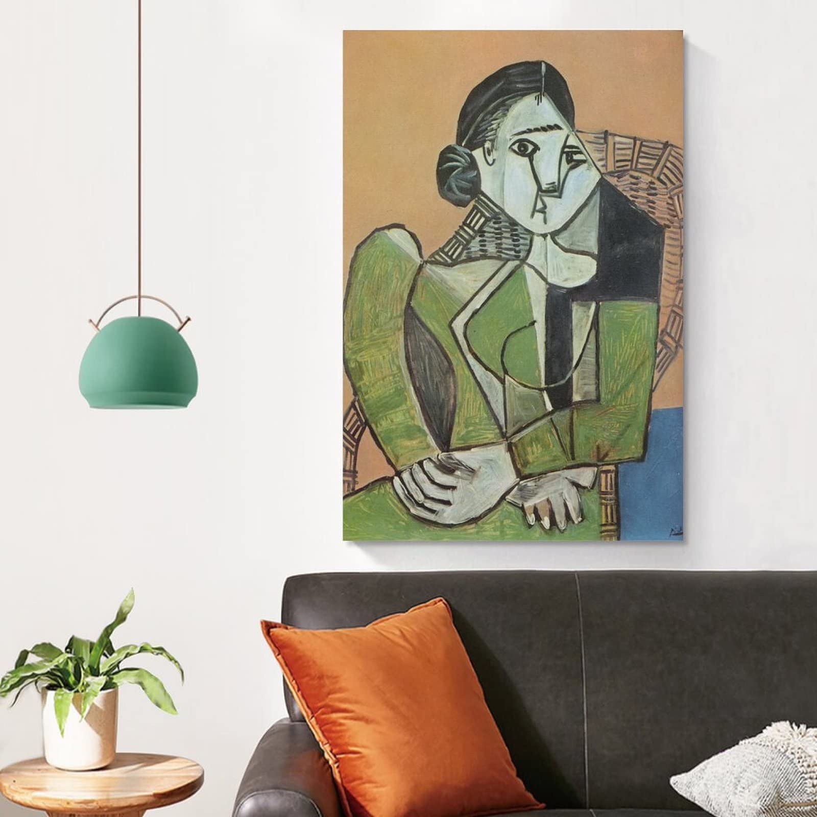 Amazon.co.jp: Pablo Picassoパブロ・ピカソ画家の作品（肘掛け椅子に