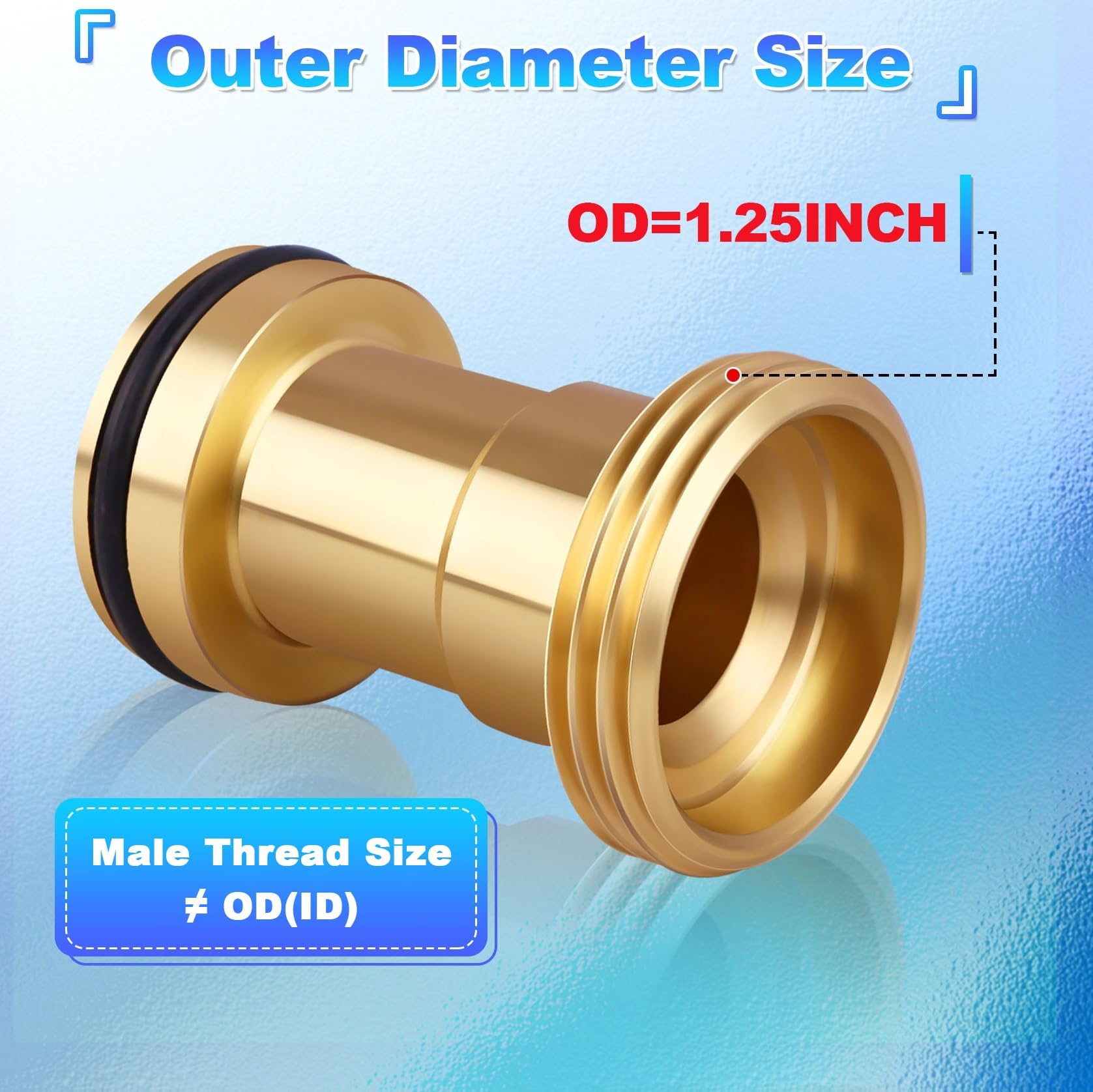 RP33794 Tub Spout Adapter For Delta Faucet - Slip-On Diverter Repair Kit, Metal Replacement Part