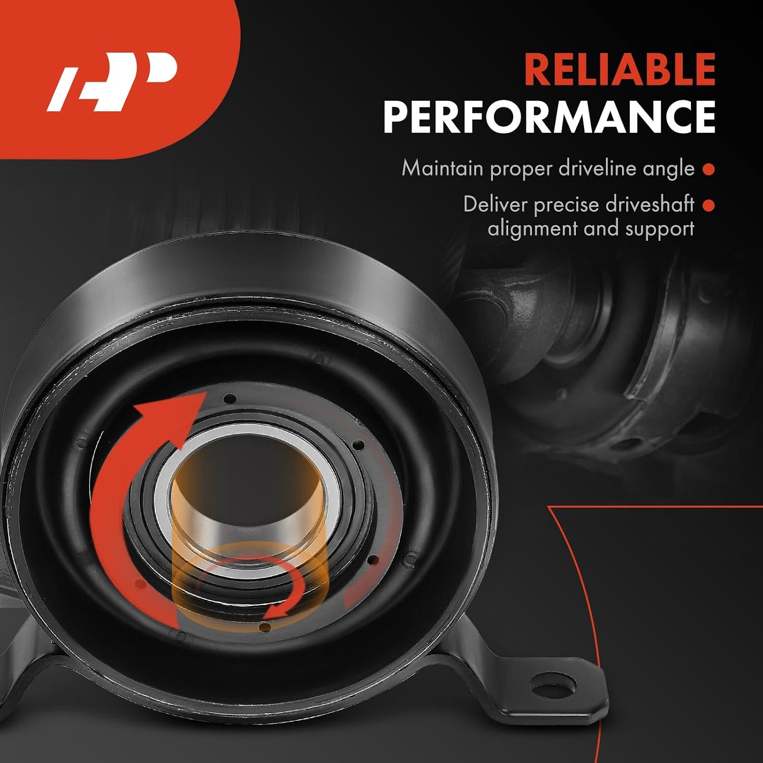A-Premium Rear Drive Shaft Center Support Bearing Compatible with Land Rover Range Rover Evoque 2018-2023 2.0L, AWD, Replace# LR071965, LR072103, Driveshaft Carrier Bearing