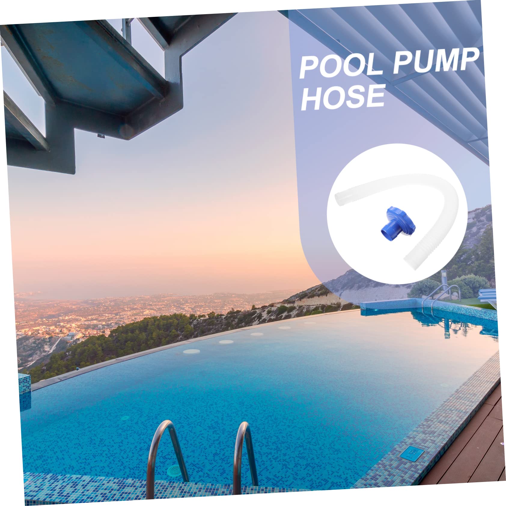 TOYANDONA 2 Sätze Pool Skimmer Pool Filterpumpe Poolschlauch Ersatzbecken Zubehör Schwimmbad Teile für Poolpumpen Pool -Rohrverschlüsse Pool-Zulaufschlauch Armaturen für Poolpumpen ABC
