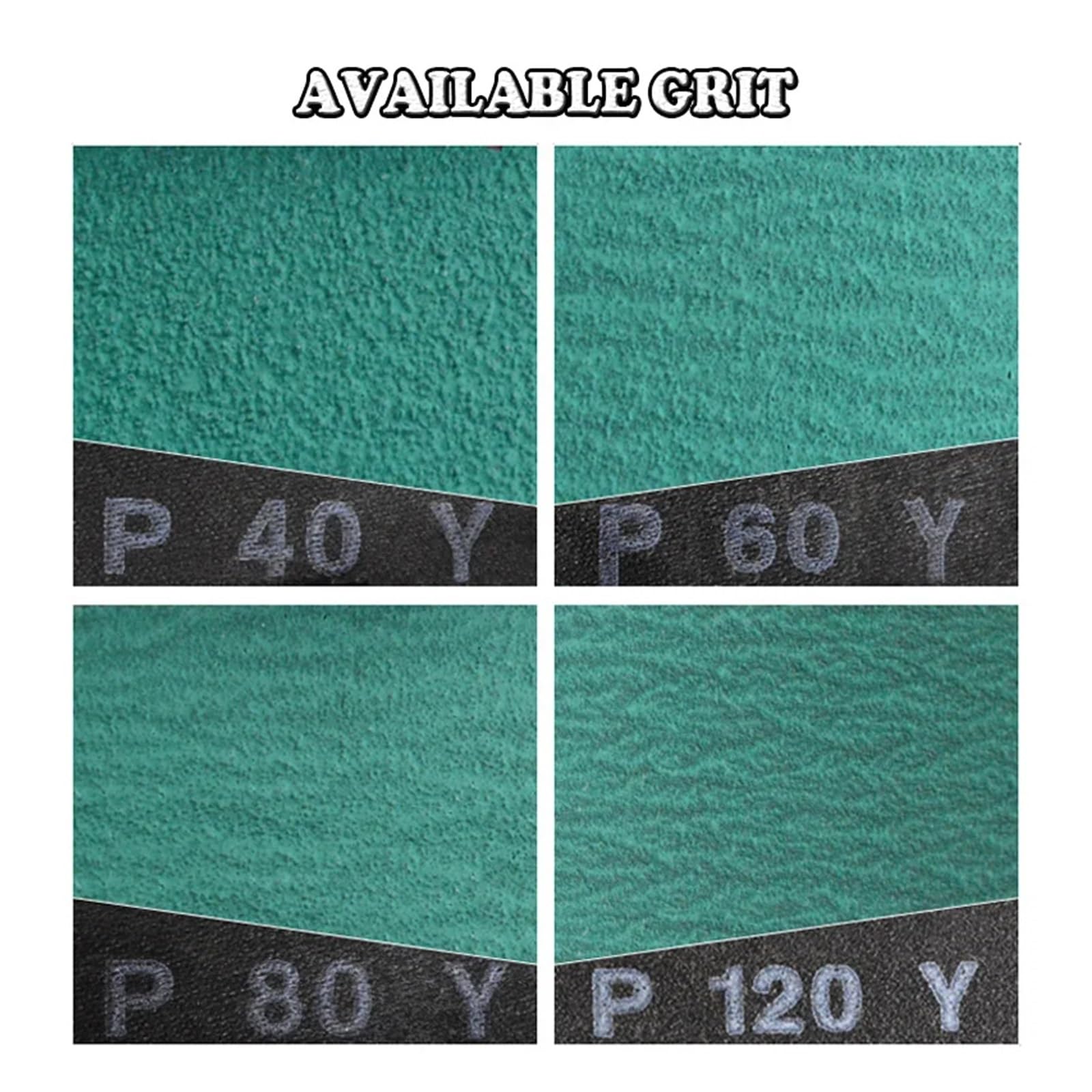 4 pezzi 72x2 pollici 577F nastri abrasivi in ​​zirconia 1829x50 mm P40 P60 P80 P120(P40)