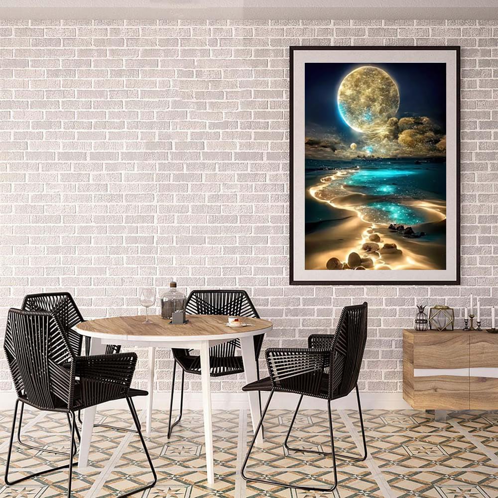 Amazon.com: ZQEATRY Moon Diamond Painting Kits for Adults,DIY