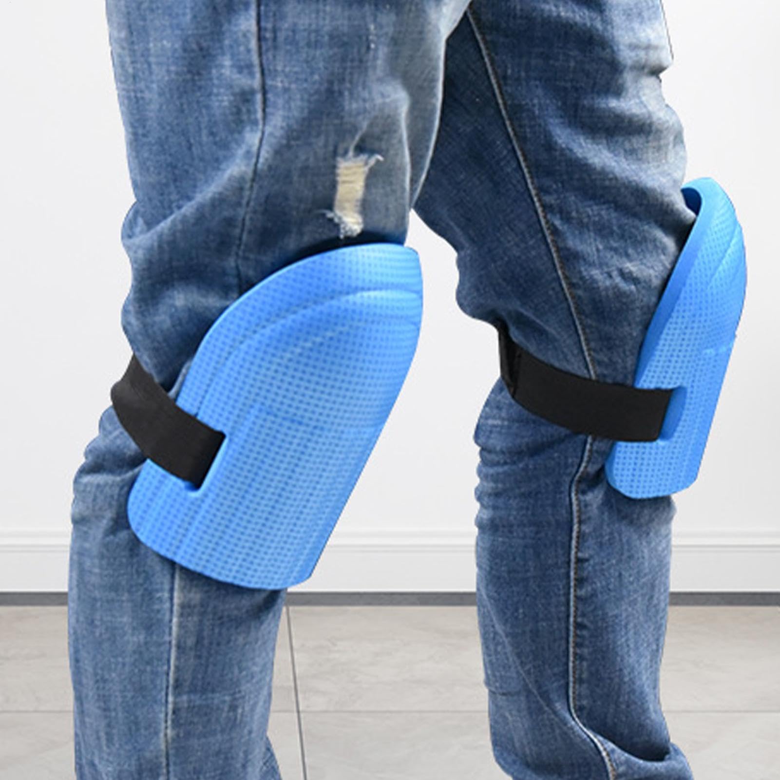 Protective Padded Knee Sleeves - Work Knee Pad | Gardening Knee Pads | Thickened Flooring Kneepads | Anti-slip Protective Knee Pads, EVA Rubber Foam Knee Pad for Work, Construction, Tiling, Floor