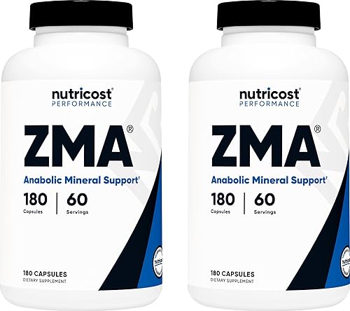 Nutricost ZMA 180 Cápsulas (2 Botellas)