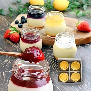 こぐまや洋菓子店 贅沢 プリン ギフト プレゼント スイーツ 贈り物 お中元 御中元 (4本入り × 1箱) (4種アソート)