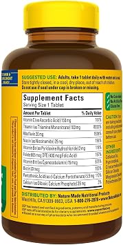 Nature Made Super B Complex, 460 Tablets Bundle with a Pill Oragnizer (2 Items)