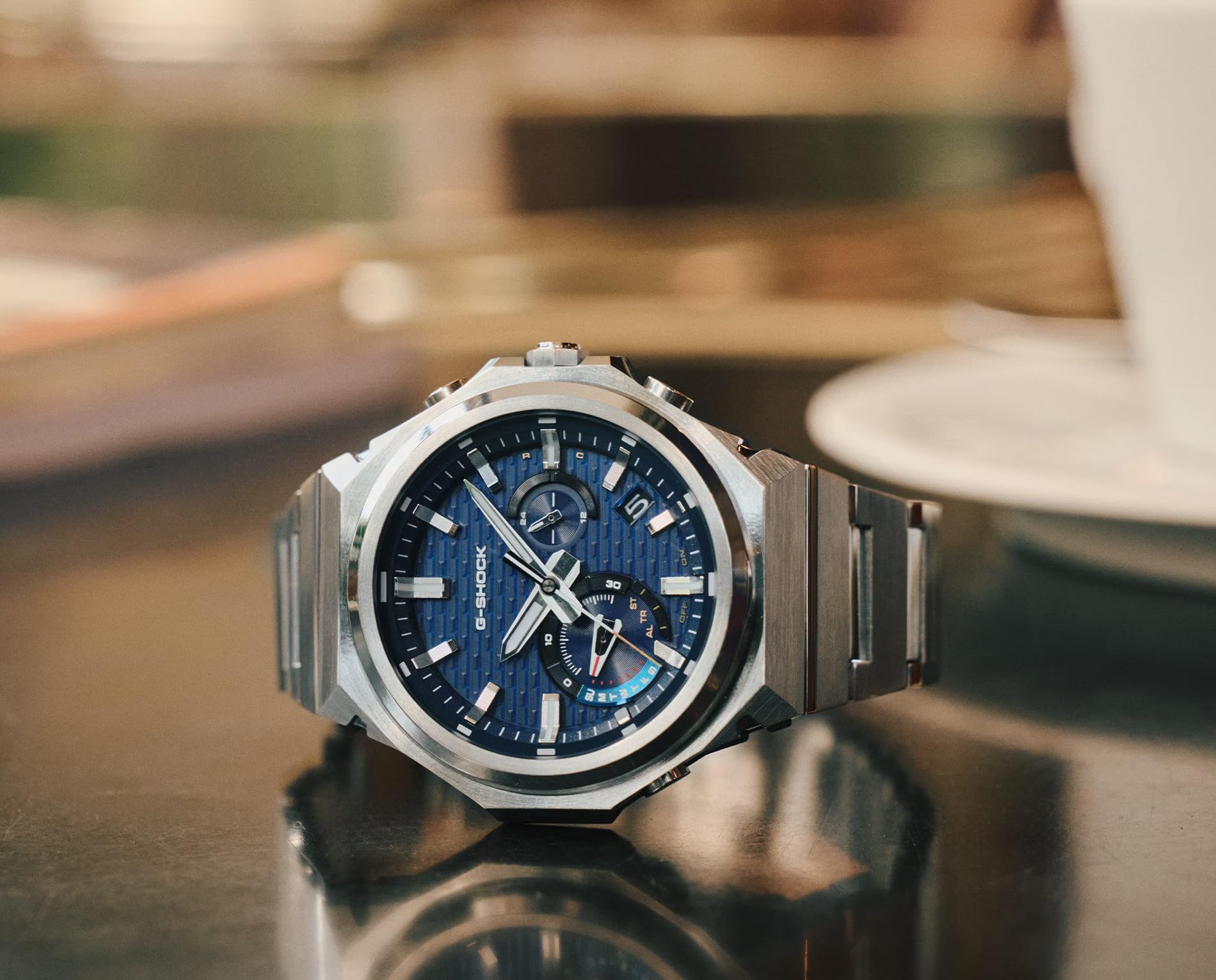 Reloj Casio Cronógrafo Cuarzo para Hombres G-Shock G-Steel