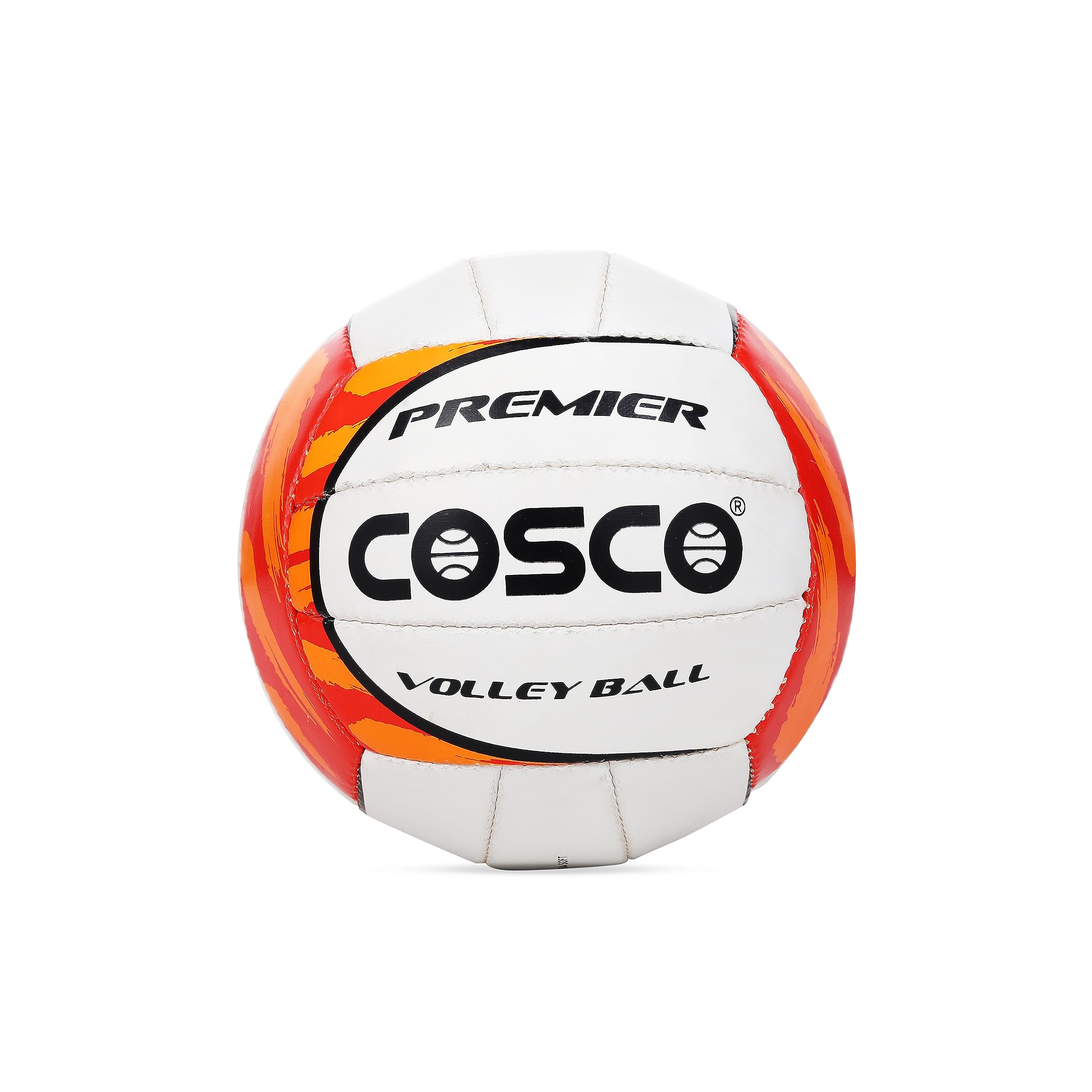 Cosco Premier Rubber Volleyball (Size 4, Multicolor)