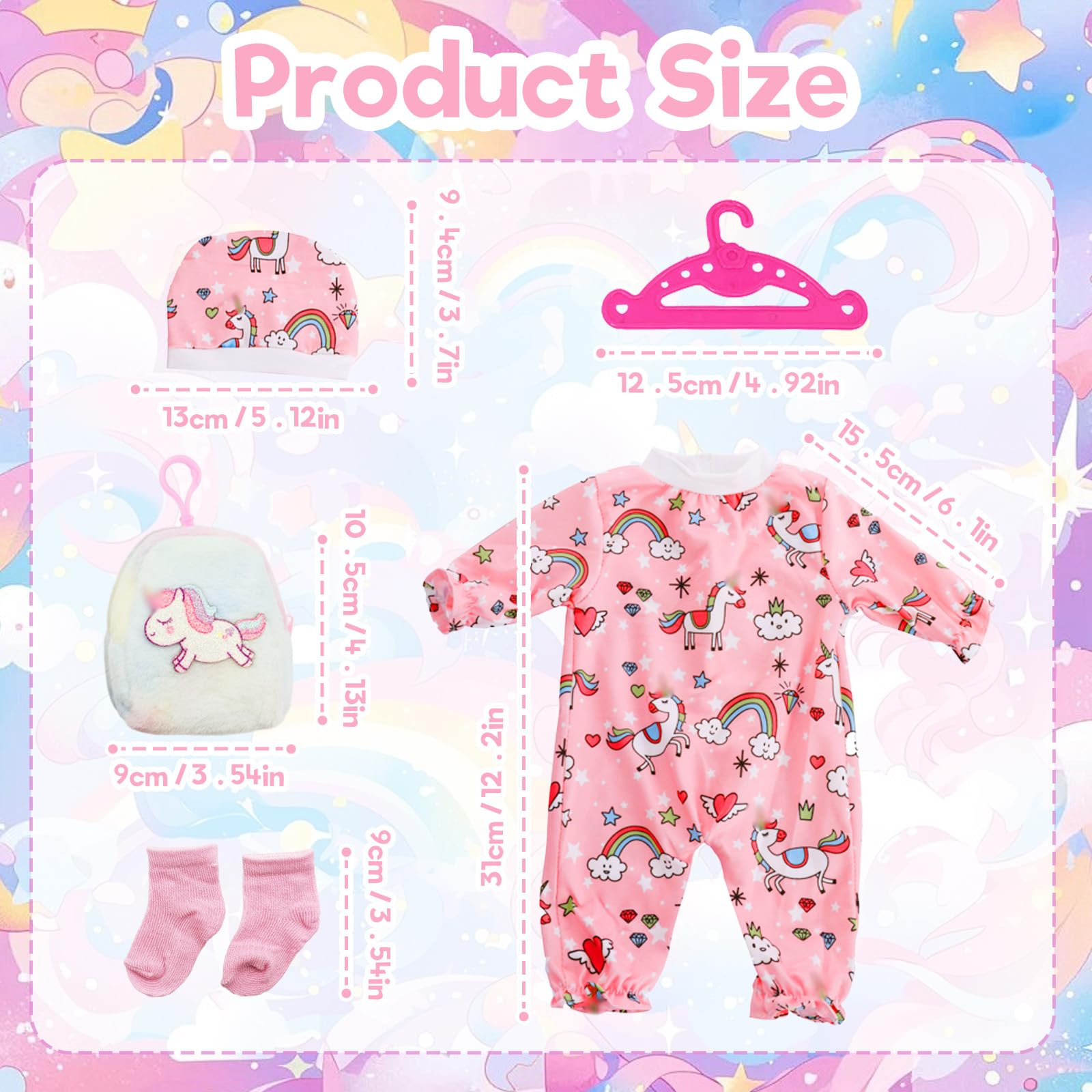 Baby Doll Clothes for 16-18 Inch Dolls - Image 2