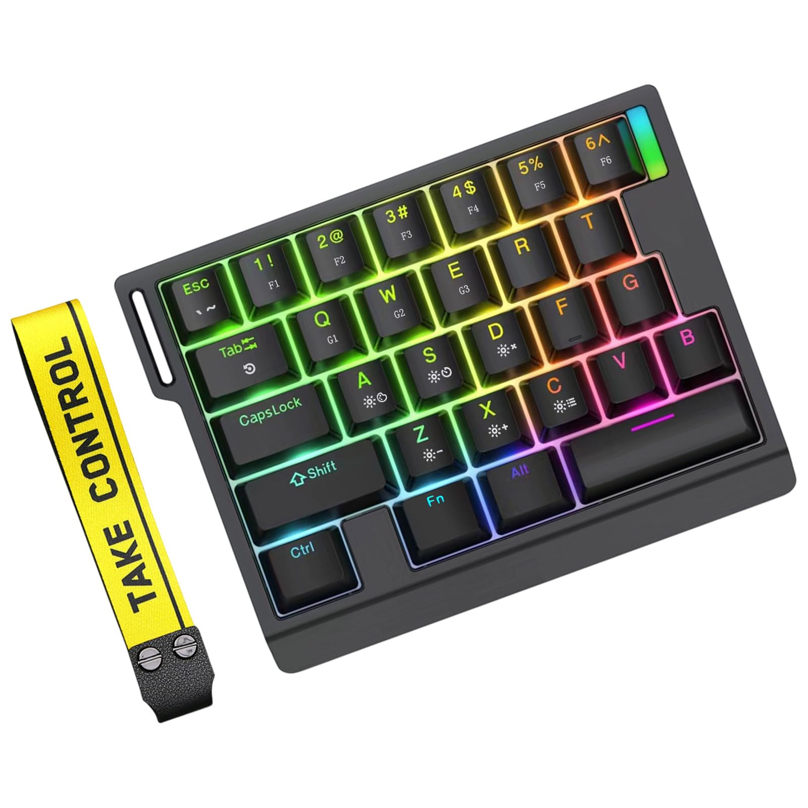Tastiera meccanica da gioco, 29 tasti, interruttore magnetico, retroilluminazione a LED, accessori da gioco, ergonomica