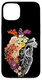 Anatomy Heart and Flowers - Medical Doctor Anatomical Case for iPhone 13