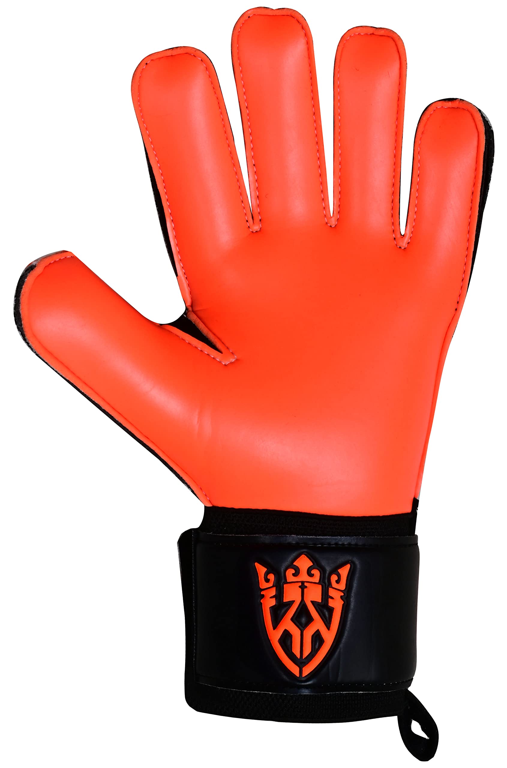 Keeperking - Guanti da portiere per bambini, ragazzi, adulti, senza salva dita, 4 mm, durevoli, in lattice, unisex