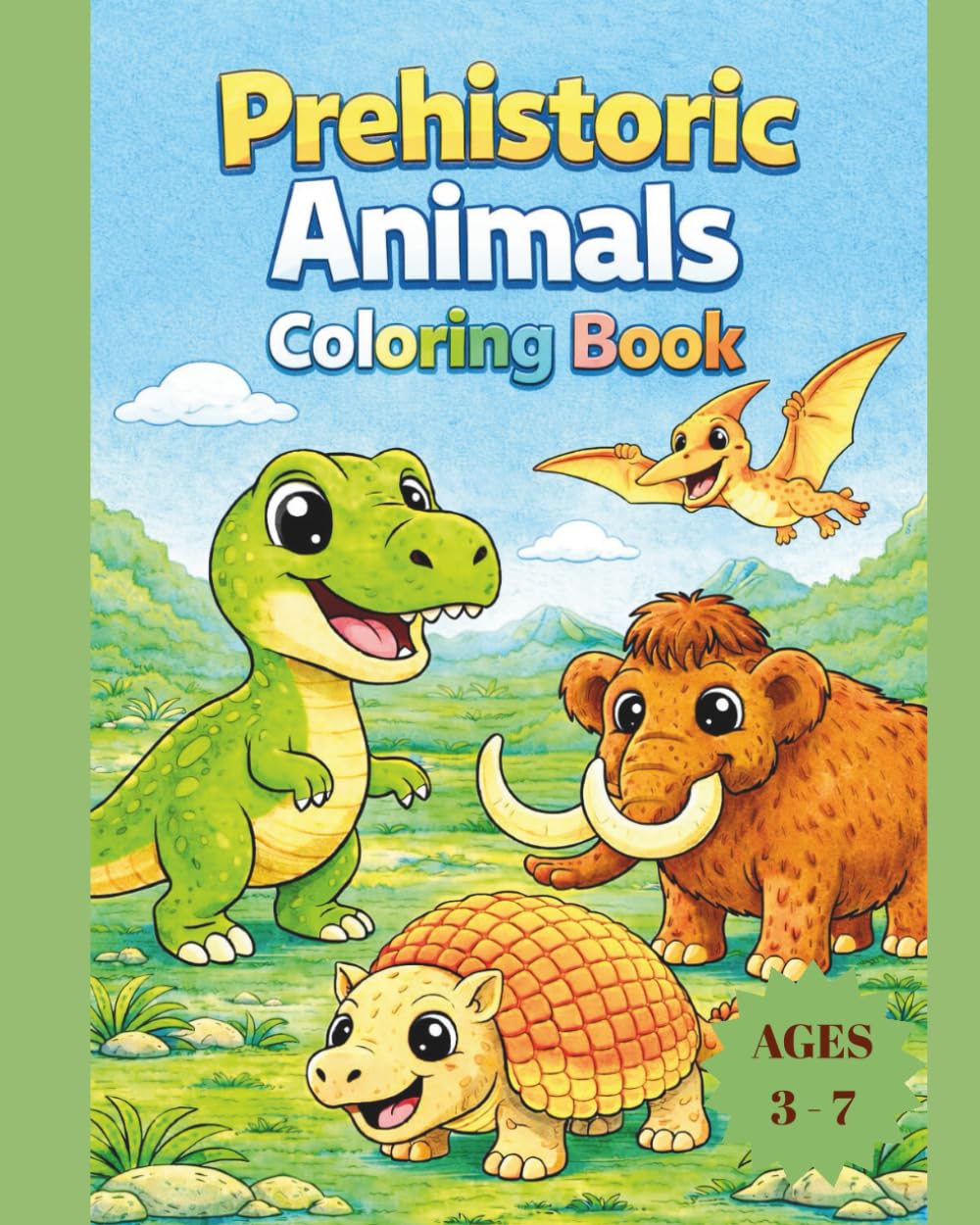 Prehistoric Animals Coloring Book