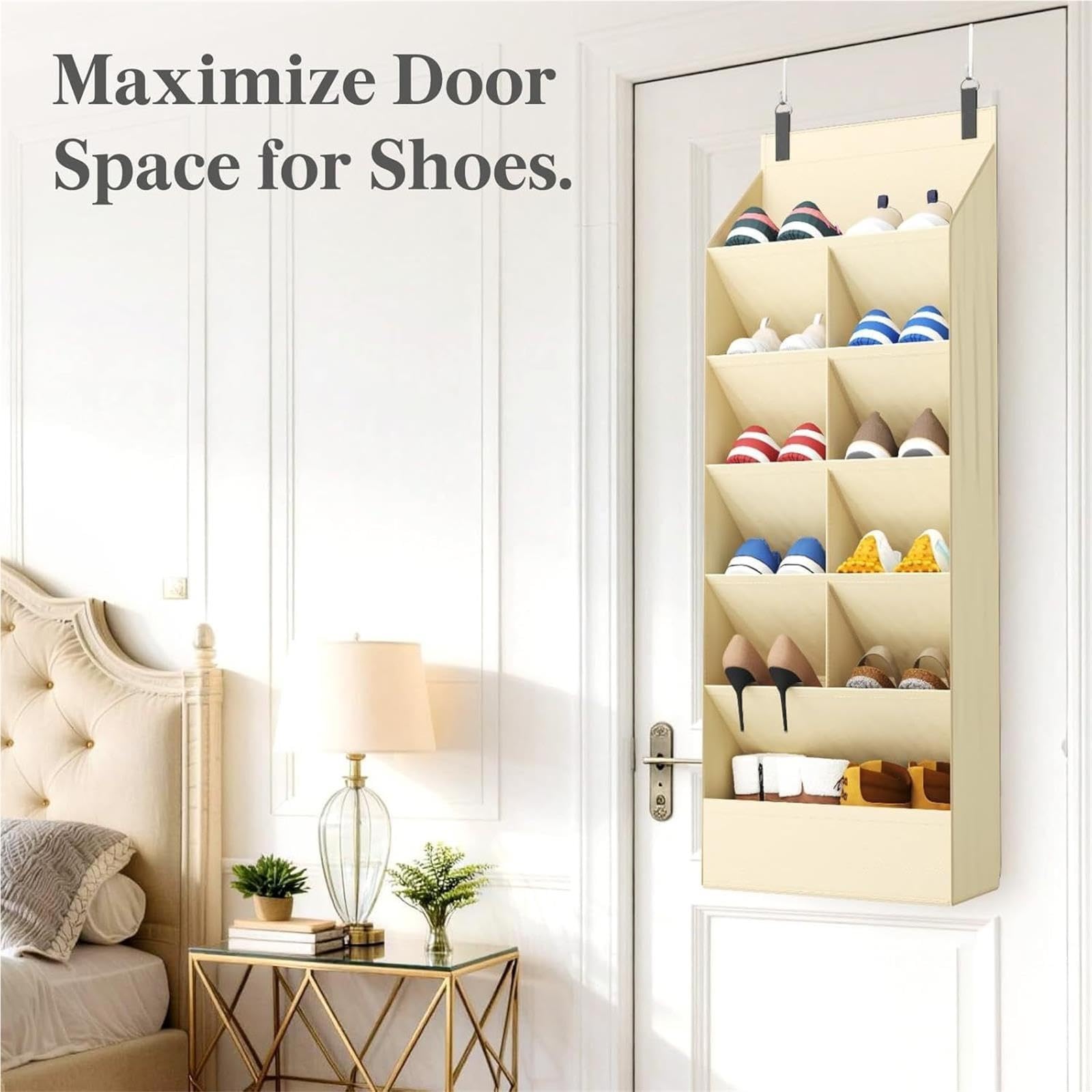Étagère à Chaussures au-Dessus de la Porte, Organisateur de Chaussures
