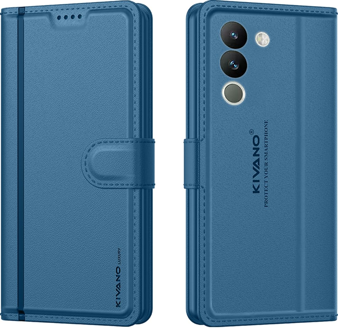 KIVANO LUXE® Compatible with Vivo Y200 5G Artisanal Leather Wallet Case with Card Holder for Men Women, Magnetic Flip Folio Cover with Stand RFID Blocking Cell Phone Case (B0CN1GGGKB) Amazon Price History, Amazon Price Tracker