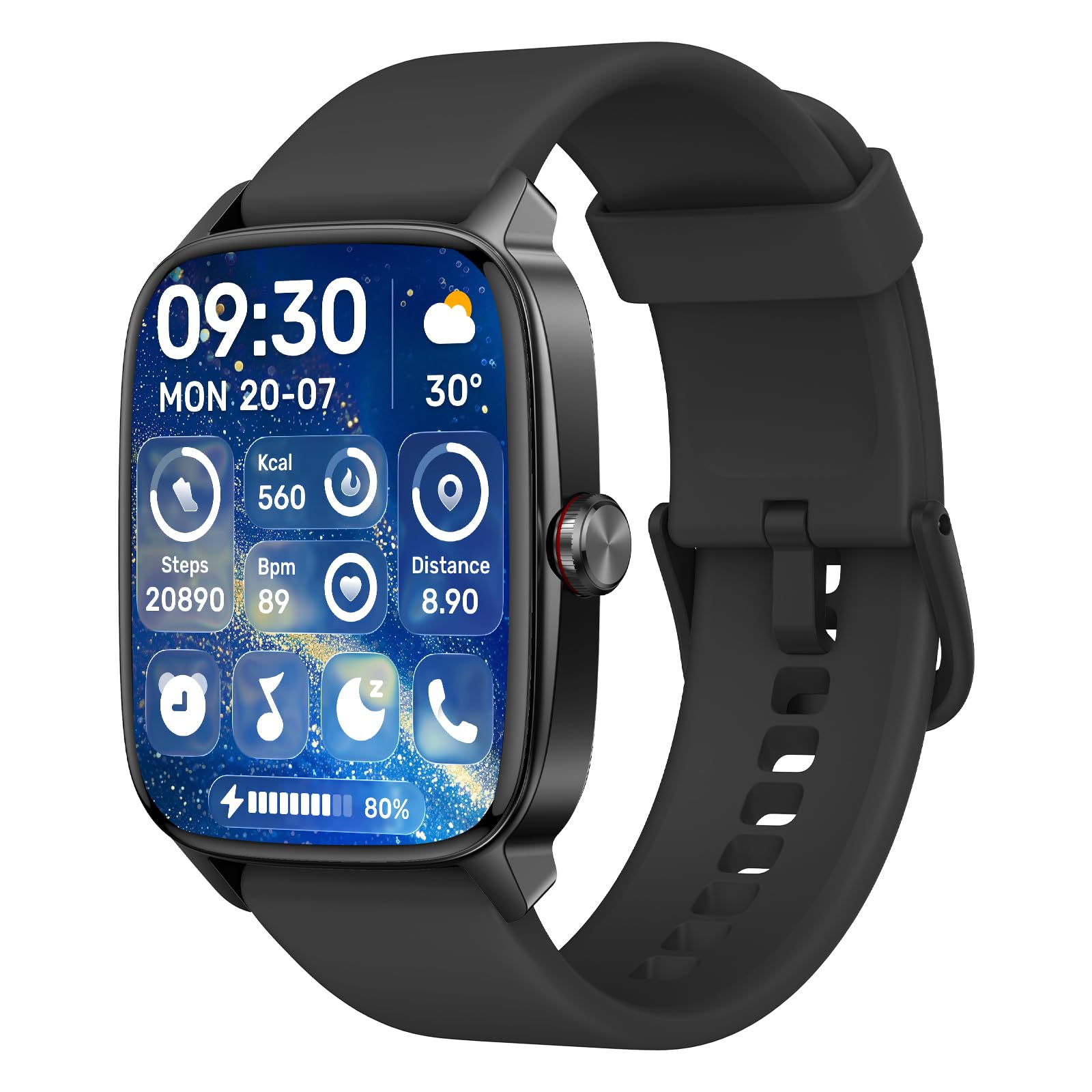 Smart Watch for Men Women Bluetooth Call Smartwatch with 1 85 HD Touch Screen 100 Sports Modes IP68