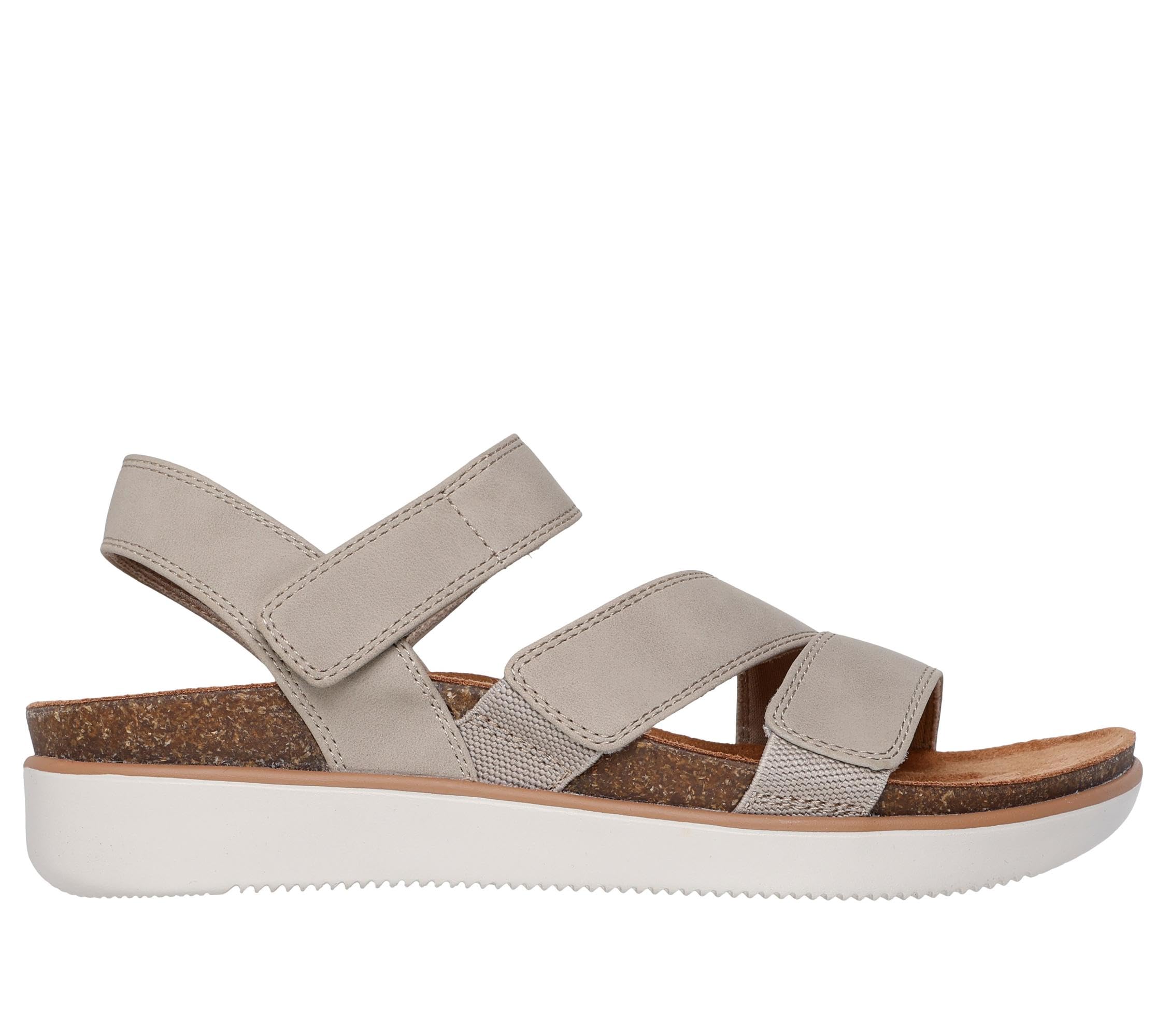 Skechers Sandalias elevadas y cómodas para mujer