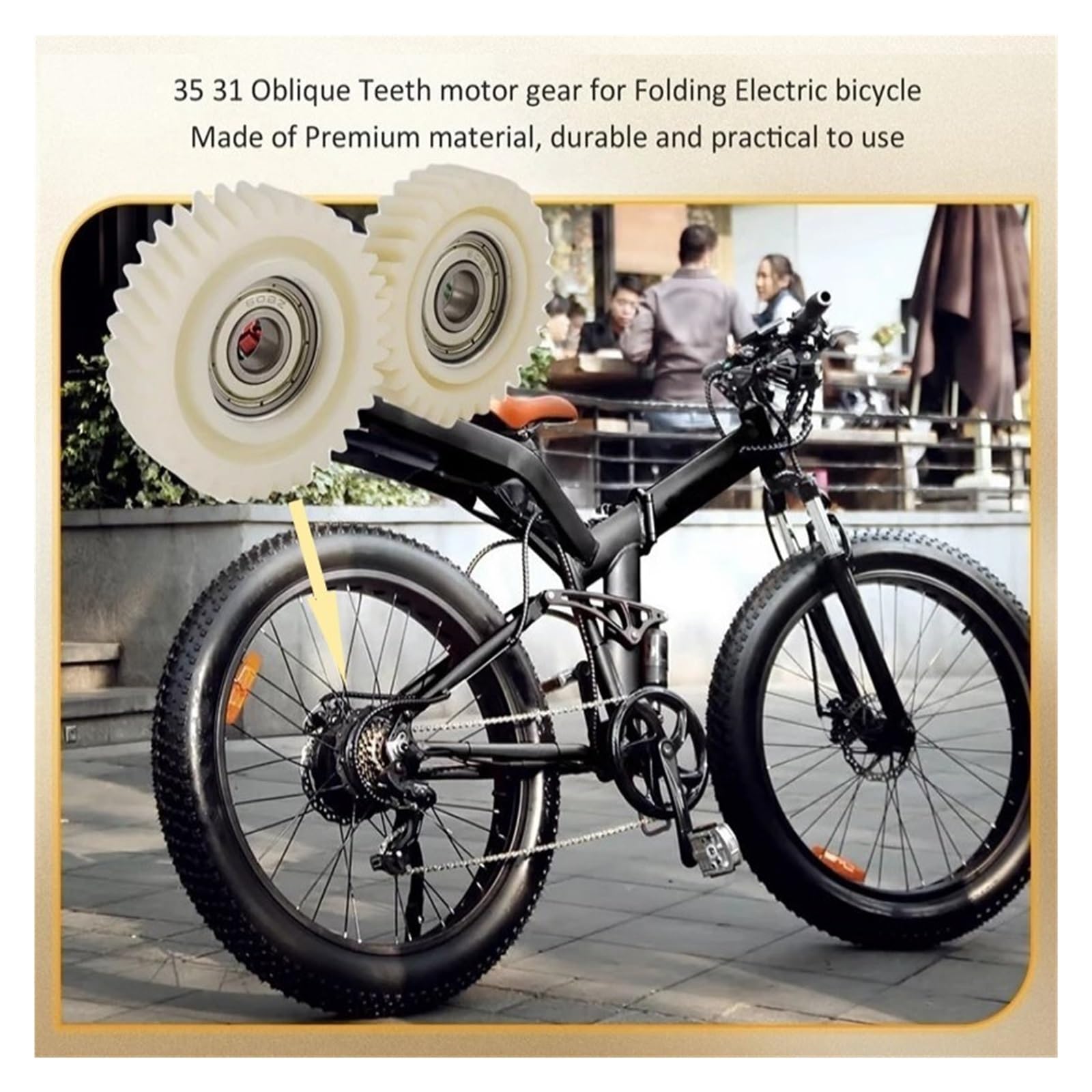 electric bicycle with gear Amazon.com: Rqhddpeij E Bike Motor Gear 47.3x13mm Oblique Planetary Gear 35  Teeth Helical Gears with 7.94mm Bearings Electric Bike Nylon Gear  Compatible with E-Bike Hub Motor Parts : Sports & Outdoors