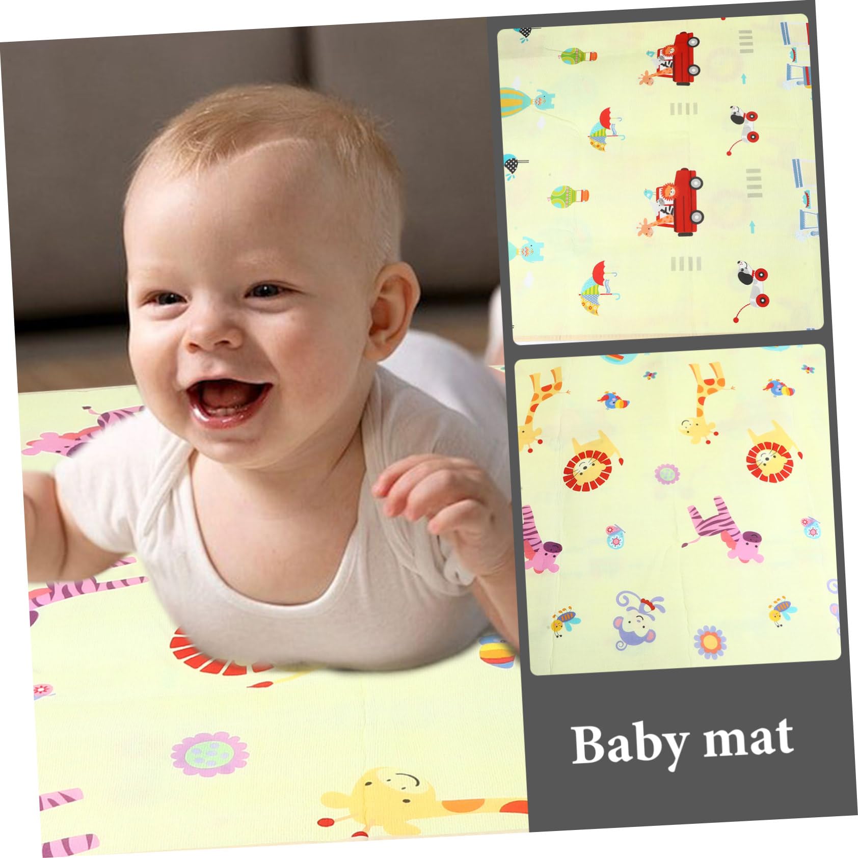 KOMBIUDA Spielmatte für Junge Mädchen Faltbar Leicht und Rutschfest für Reisen und Haushalt aus Ldpe-material für Junge Mädchen