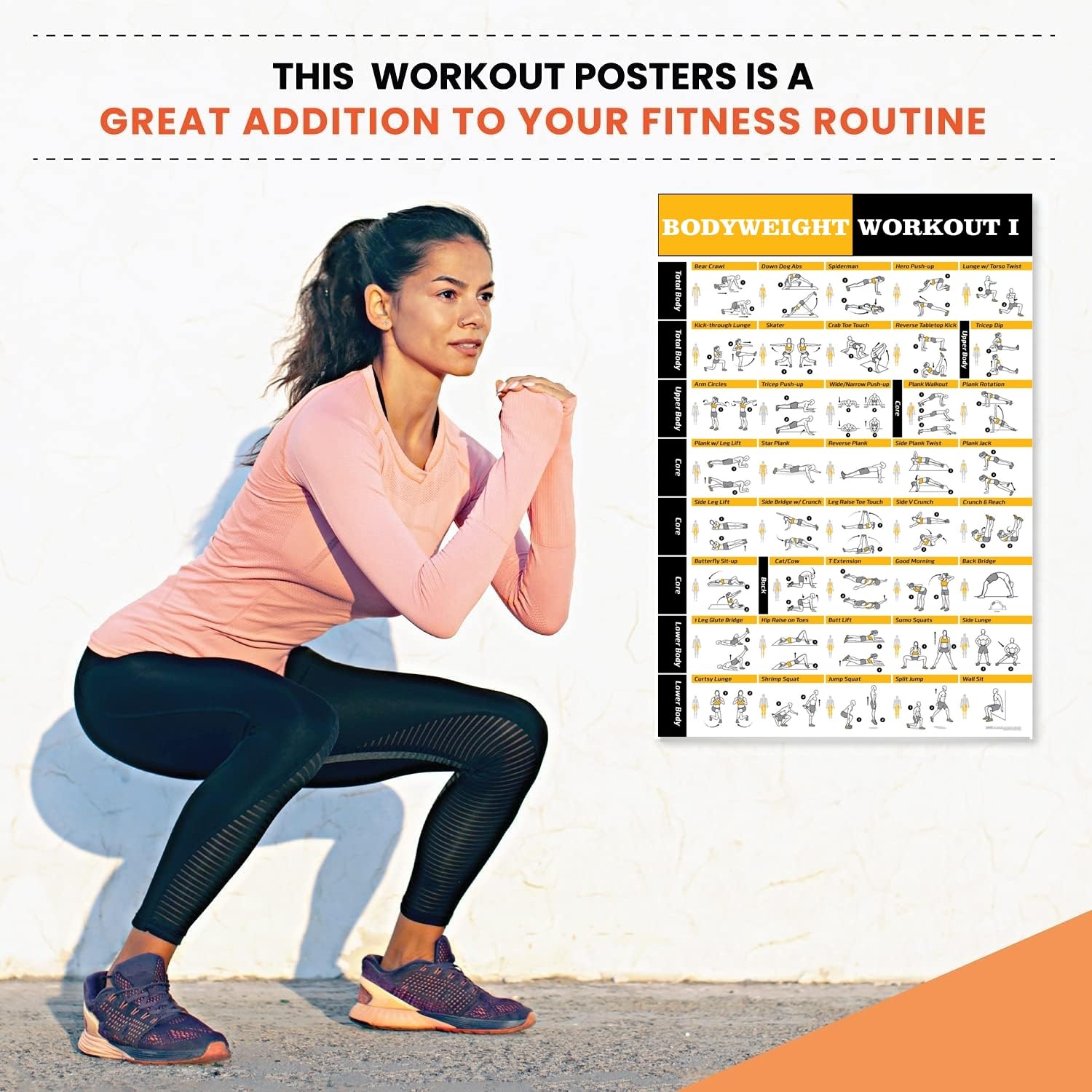 Yoga & Workout Posters - 6 Pack | PIXELARTZ -3