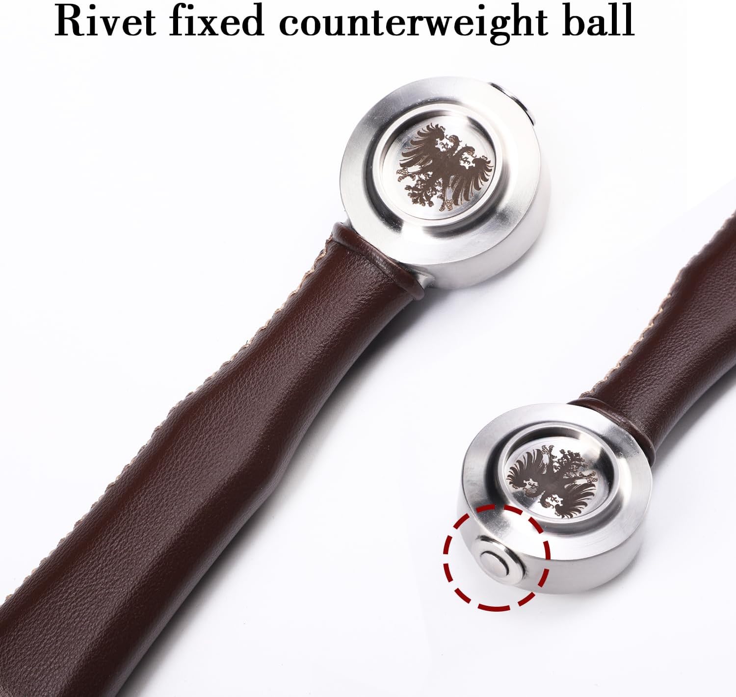 49"/41.5" Medieval Western King Arthur Sword with Leather Sheath Sharp Full Tang Real,High Carbon Steel Two-Handed Long Sword,Historical Collectible/Training/Medieval Decor