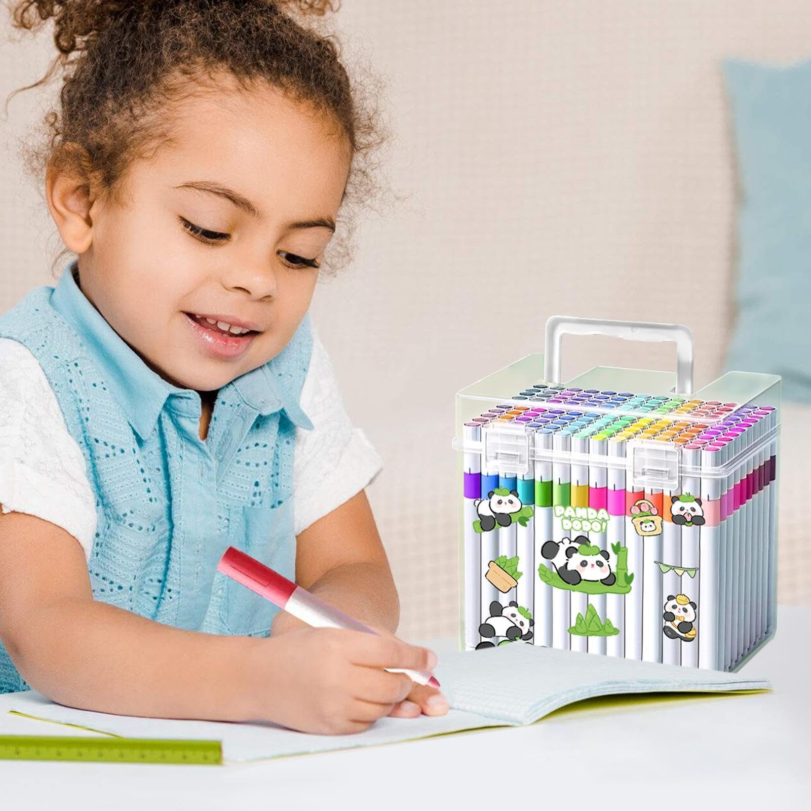 Kinder Malstifte Langlebiges Malstift-Set Für Kinder | Wasserdichte Schmutzfeste Malfarbe Stifte für Schule Kindergarten Reisebedarf Ostergeschenke