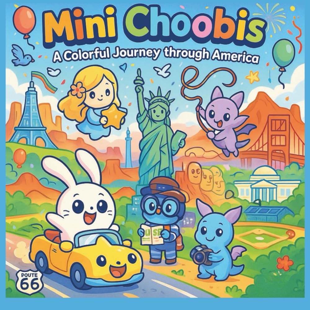 Mini Choobis: A Colorful Journey through America (Mini Choobis : Color The World)
