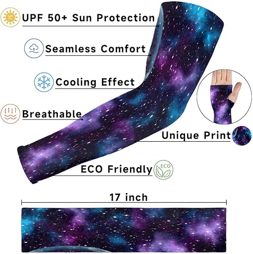 Miniatura 3 de Arm Sleeves with Thumb Hole Gardening Sleeves UV Sun Protection Arm Covers for Women Men Farmer Outdoor Sports Running