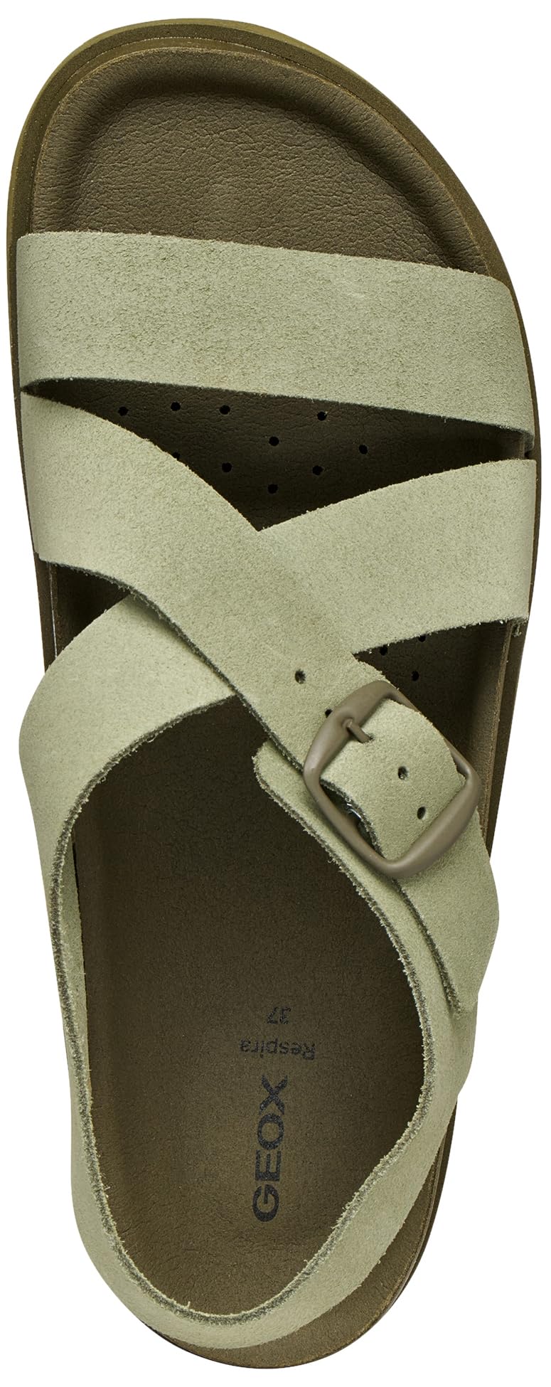 Geox D Sandybett B, Sandalia Plana Mujer