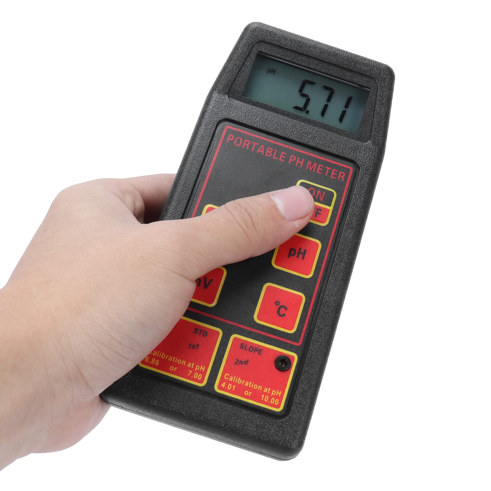 Tester di qualità dell'acqua 3 in 1 Rilevatore di misuratore di temperatura PH ORP multifunzionale Display LCD digitale portatile ad alta precisione per laboratorio di piscine