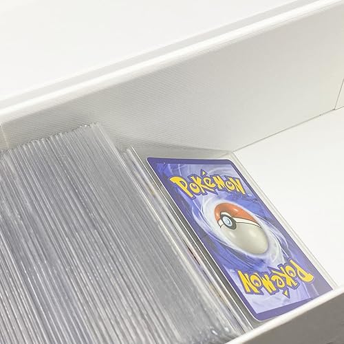 Miniatura 9 de Caja de almacenamiento para tarjetas coleccionables, caja de almacenamiento de carga superior, caja de pasatiempos para 800 tarjetas, 1 paquete