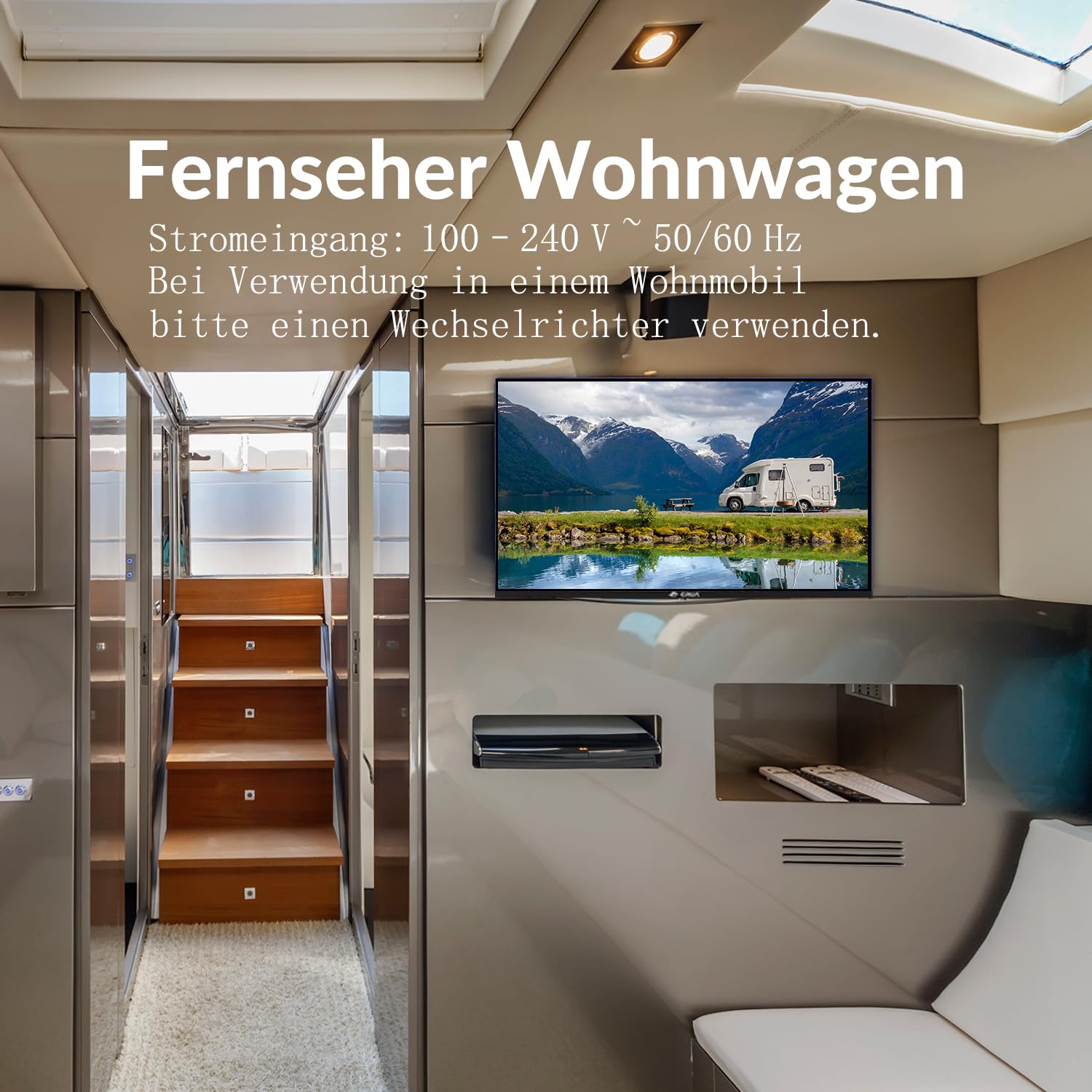 CRUA VIDAA Smart TV,24 Zoll (60 cm) TV,1366x768 HD TV,LED TV mit HDMI/USB/AV IN/Kompakt und Smart für Ihr Zuhause,Schwarz [Energieklasse E]
