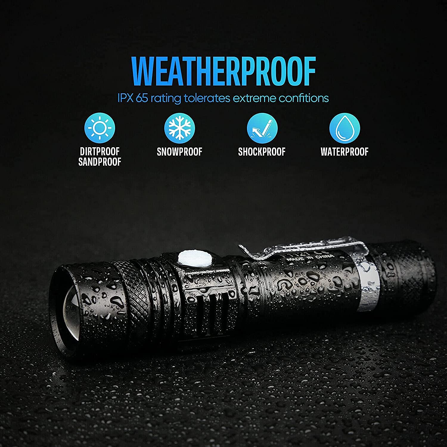Lampe de poche led rechargeable multifonction zoomable | New | MRO400.0 | Nouakchott Lampe de poche led rechargeable multifonction zoomable | New | MRO400.0 | Nouakchott