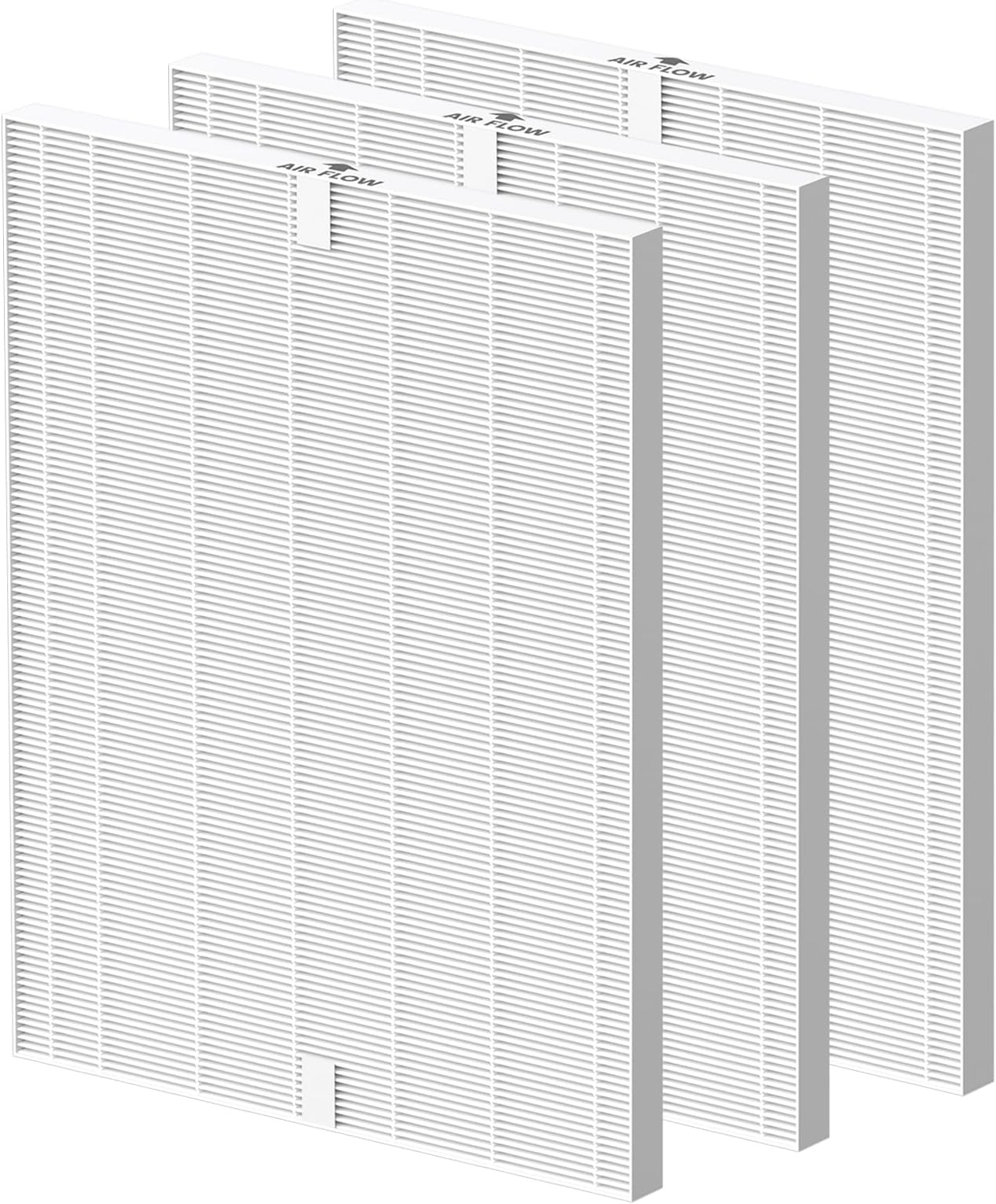 Smilyan 116130 Filter H Replacement True HEPA for Winix 5500-2 and AM80 Air Purifier, 3 Pack HEPA Filter Only (3 Hepa Filters)