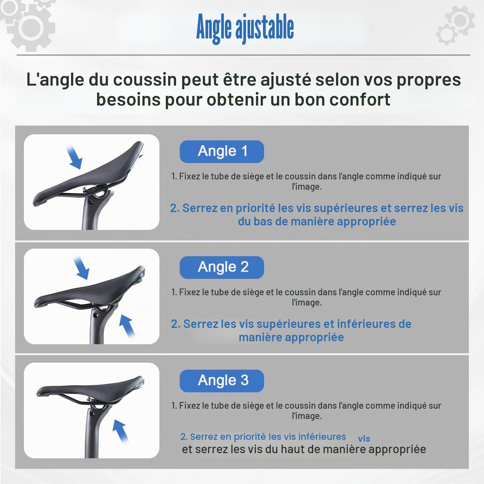 ROADNADO Tige de Selle Carbone de vélo 25.4/27.2/31.6mm Tige de Selle VTT ultralégère 350/400mm Tige Selle Carbone réglable pour vélo de Route, VTT, BMX, Noir Mat