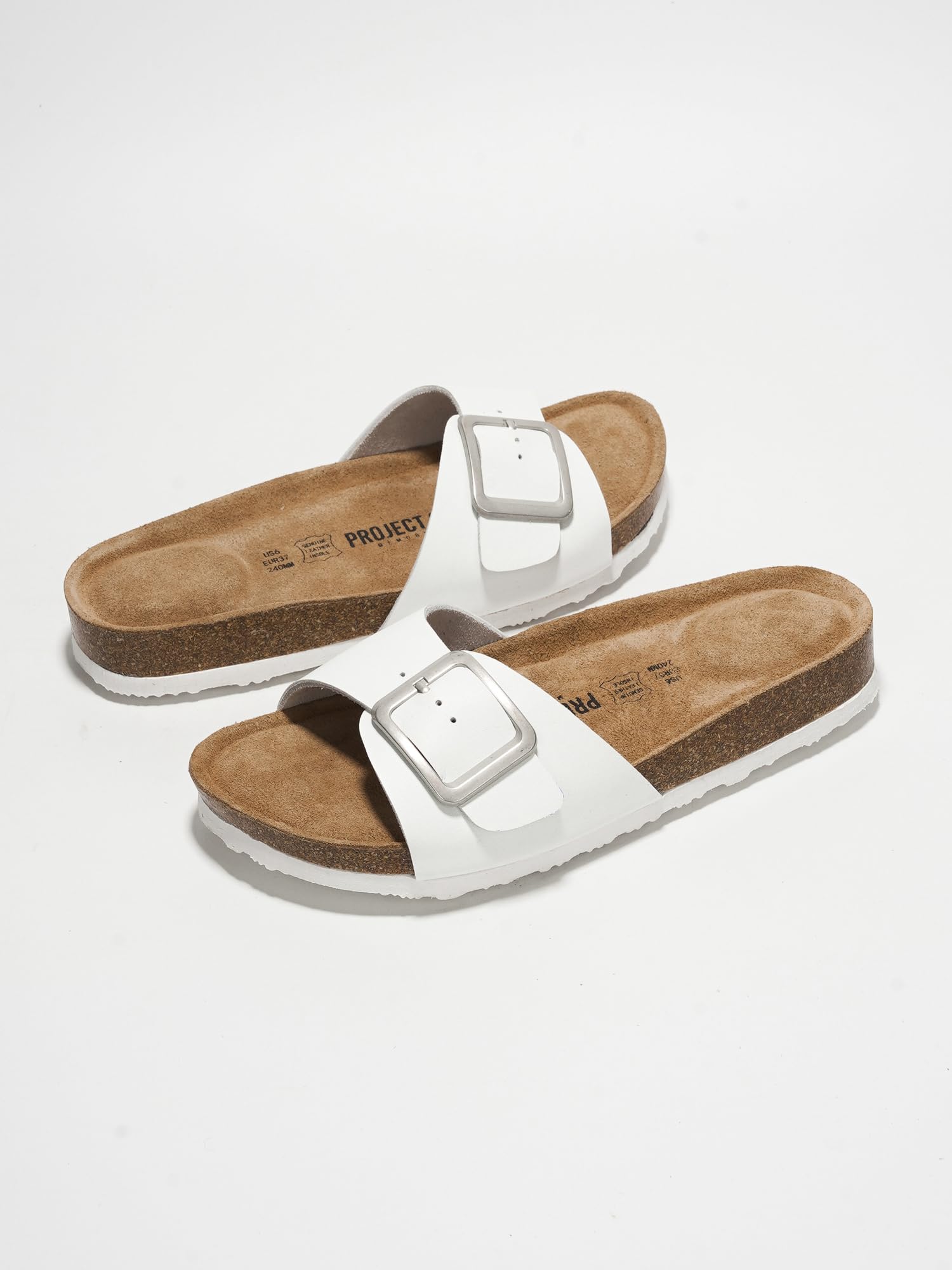 Project Cloud 100% Genuine Leather Sandals Women Dressy Beach Essentials Slides for Women Footwear - Lightweight with Memory Foam Insole Sandals for Women 2026 - Womens Slides — view 49