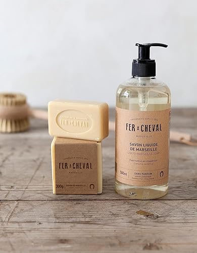 Miniatura 7 de Fer à Cheval Marseille - Jabón líquido sin perfume, hipoalergénico, sin fragancia, jabón Savon De Marsella, jabón líquido francés de lujo,
