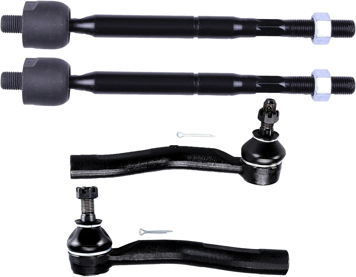 ECCPP Inner Tie Rod End Outer Tie Rod End 2007-2008 For TOYOTA For Yaris 4pcs EV800325 ES800311 ES800312