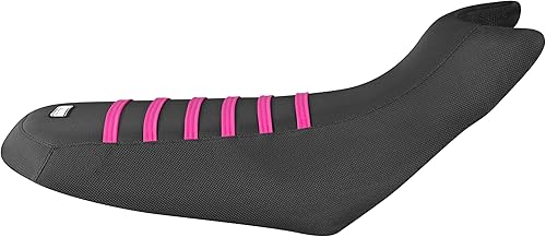 Vista 51 de Enjoy Mfg Funda de asiento compatible con Can Am The 2017-2021 Outlander Max 450 570 650 850 1000 - #292 (todas las costillas negras/negra)