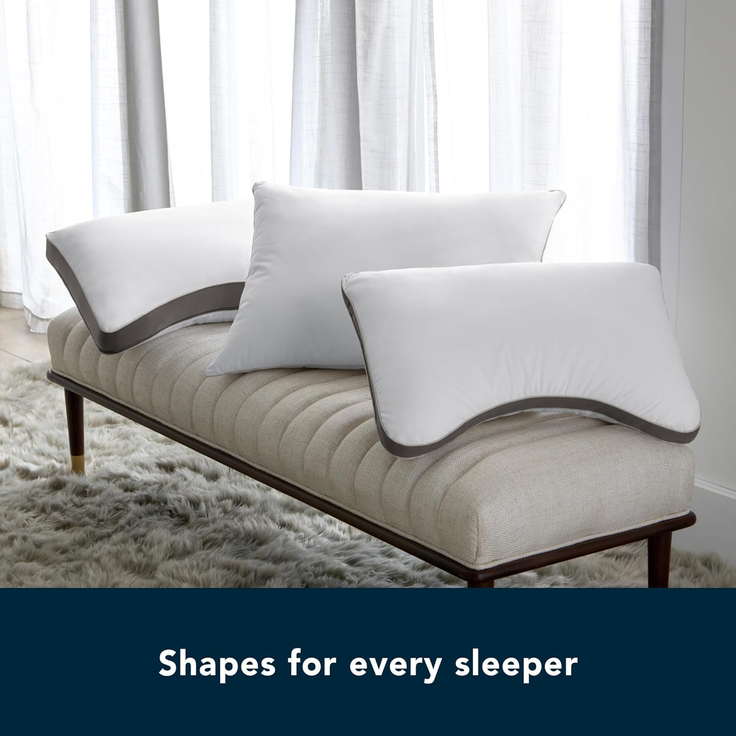 PlushComfort Ultimate Curved Pillow (Standard) - Image 5