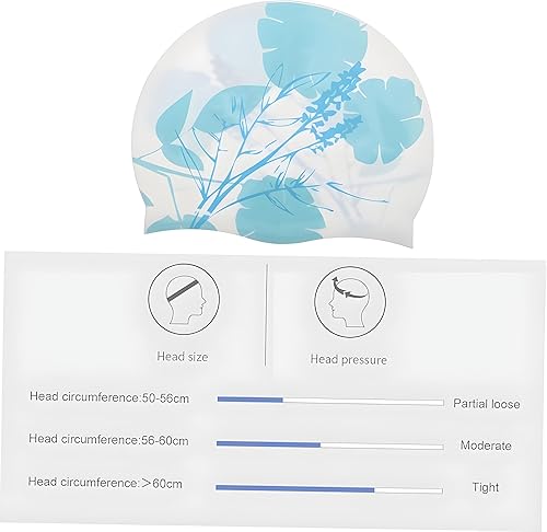 Miniatura 5 de Gorro de natación para mujeres, hombres y niños, silicona para cabello largo, sombreros de natación impermeables para adultos, cómodos y elegantes